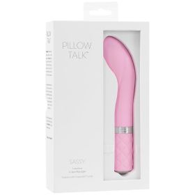 Pillow Talk Sassy G-Spot Vibe  With Swarovski Crystal - Pink