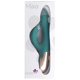 Maia Skyler Rechargeable Bendable Rabbit-Green 8.5"